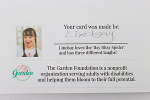 Handmade Greeting Cards - The Garden Foundation